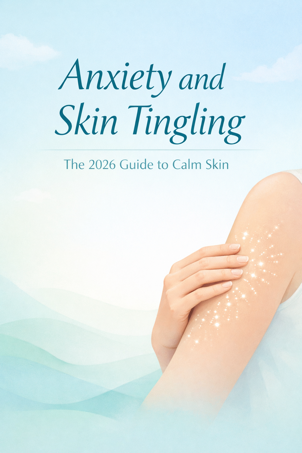 soft blues/greens, calm skin-focused imagery