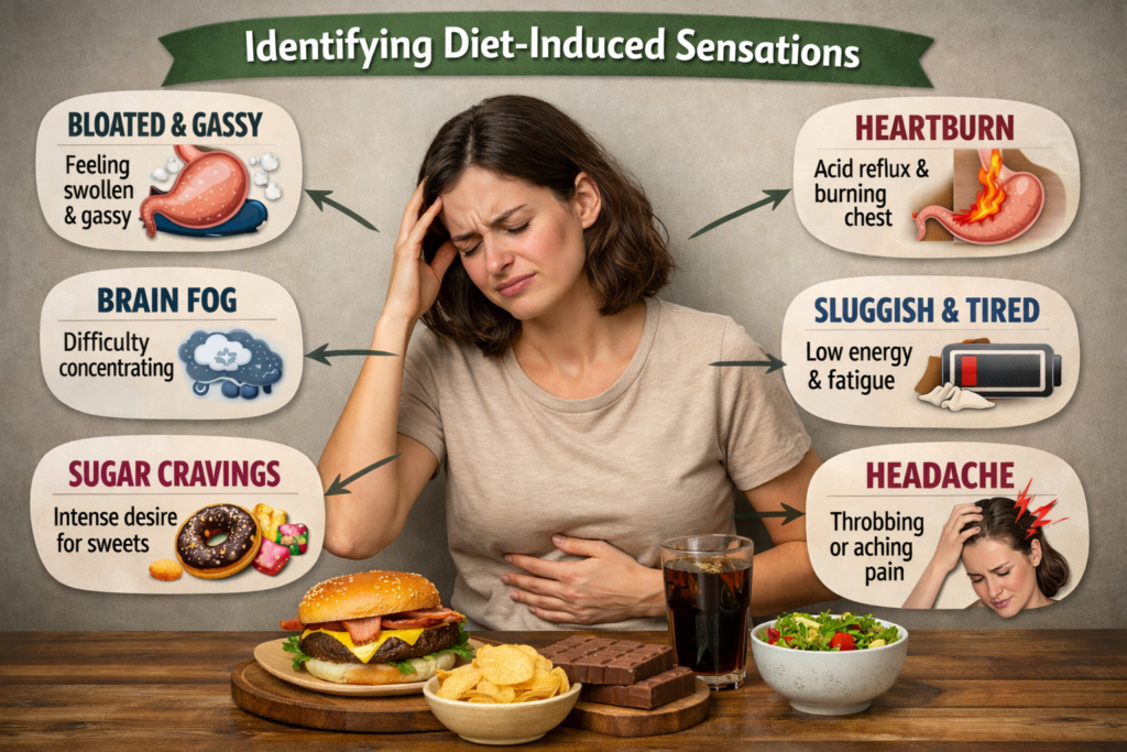 aperson Identifying Diet-Induced Sensations