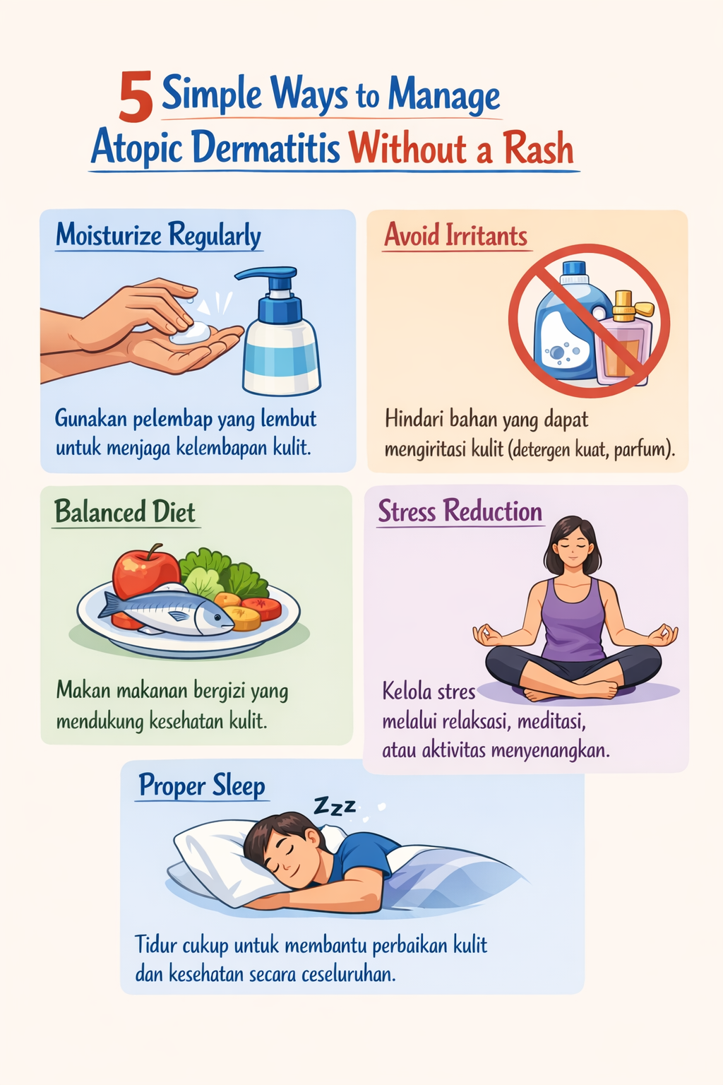 5 Simple Ways to Manage Atopic Dermatitis Without a Rash