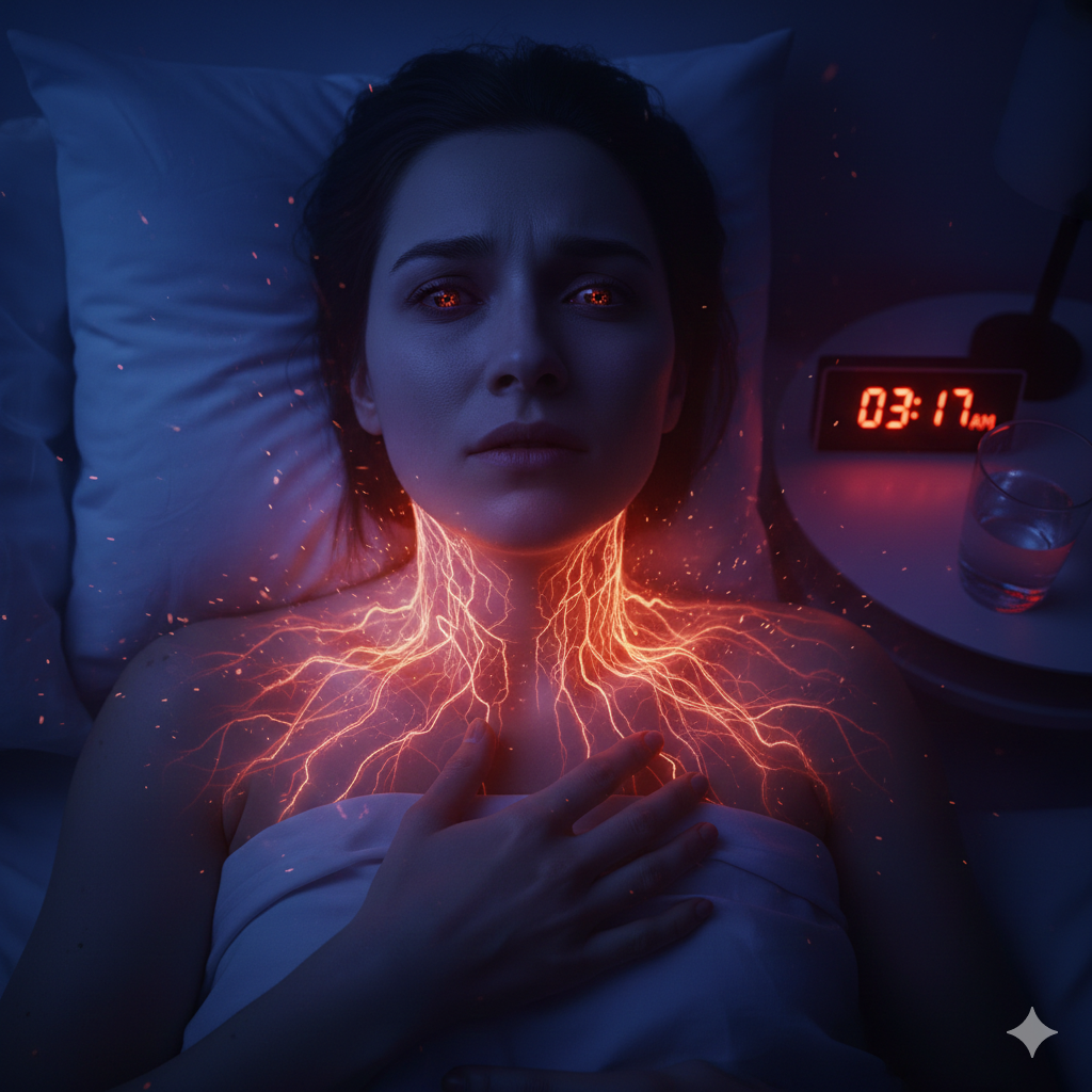 A close-up of a person’s Skin Burning and Anxiety: What’s the Connection? (2026 Guide)