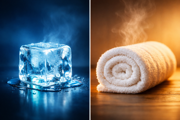 hot or cold for skin burning