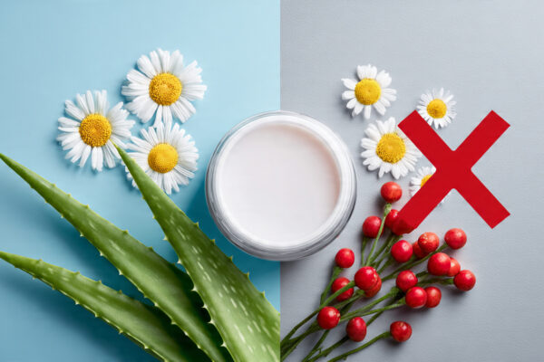 Gentle natural ingredients vs harsh chemicals for sensitive skin dos and donts