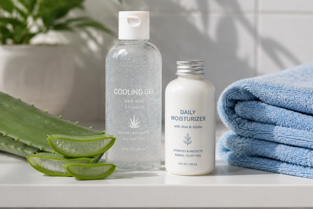 Simple skincare tools for a post-hair removal care routine to stop bumps.